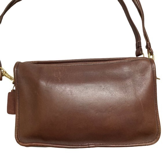 Coach vintage clutch crossbody bag in burgandy rare